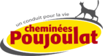 Logo Cheminées Poujolat par Frédéric Coirier, pour le blog Valeurs d'Entrepreneurs de Bruno Rousset