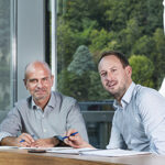 Photo de Sébastien Lapendry et Alain Barbier, dirigeants de youse, promotion immobilière. Pour le blog Valeurs d'entrepreneurs